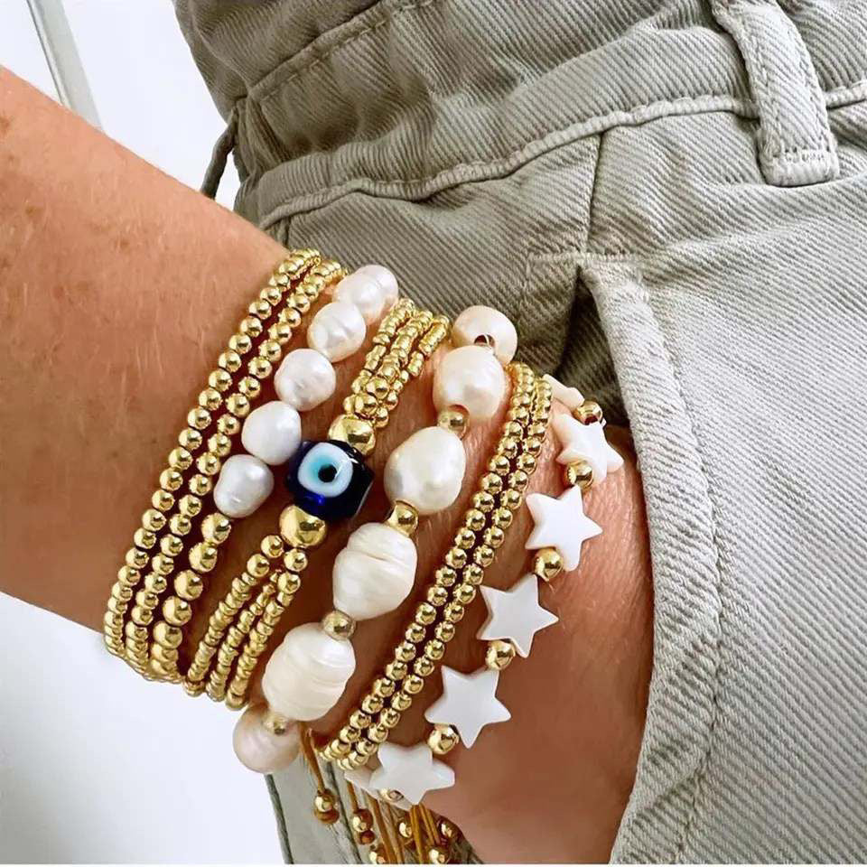 Ocean Eyes Pearl Stack