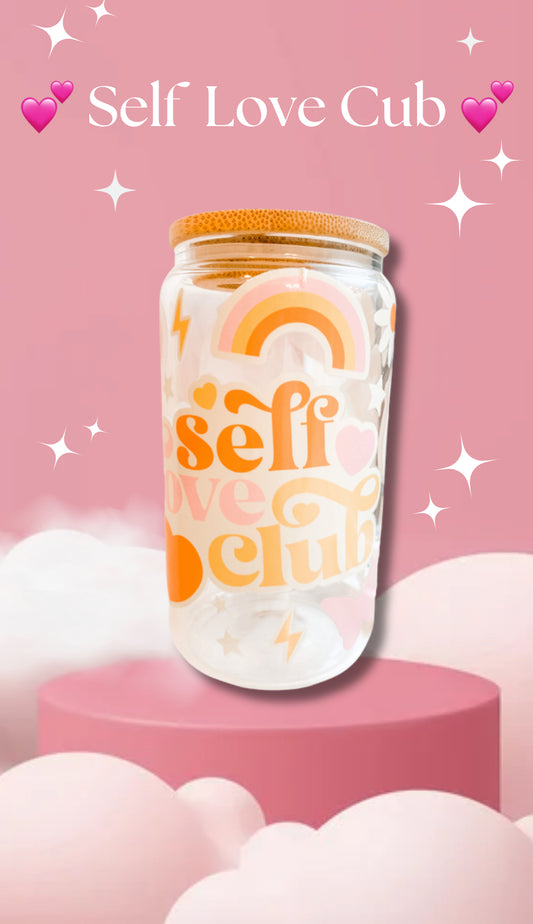 Self Love Club Glass cup